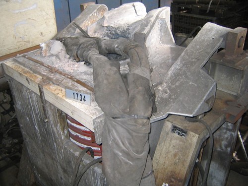Induction furnace RADYNE, 500 kg, 1000 Hz